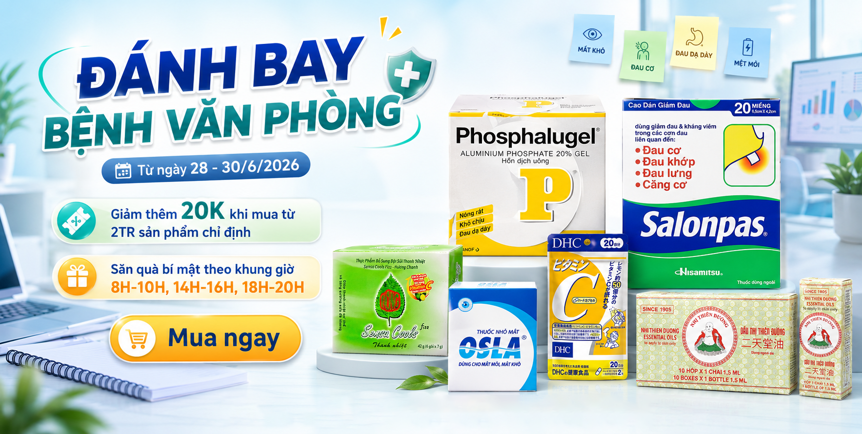Đánh bay bệnh văn phòng