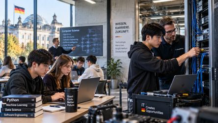 So sánh môi trường học đại học Công nghệ thông tin và Ausbildung IT tại Đức