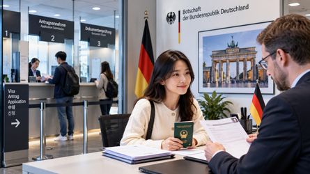 Phân biệt trung tâm tiếp nhận hồ sơ và cơ quan đại diện Đức xét visa