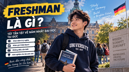 Sinh viên quốc tế học Toán, Vật lý và ngôn ngữ trong lớp dự bị Freshman Program tại Đức