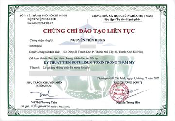 Kỹ thuật tiêm Botulinum