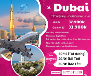 Tết hiện ngại chẳng ngại vi vu – đi Dubai chơi tết giá siêu hời