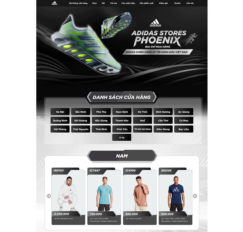 Mẫu Landing page