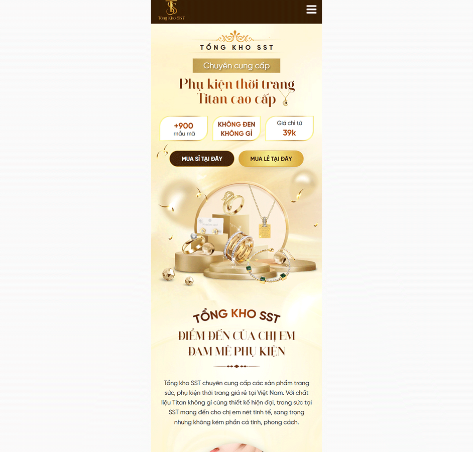 Mẫu Landing page