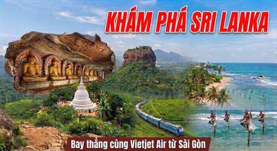 Bùng nổ đường bay thẳng cùng Vietjetair tới Sri Lanka