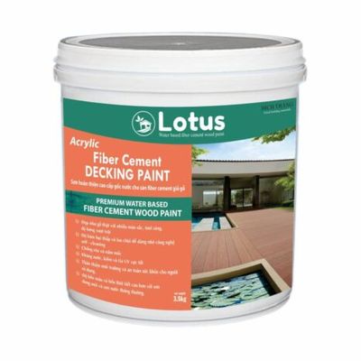Sơn Giả Gỗ Lotus Cho Sàn Fiber Cement  Decking