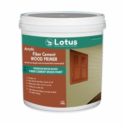 Sơn Lót Giả Gỗ Lotus Wood Primer Cho Tấm Fiber Cement