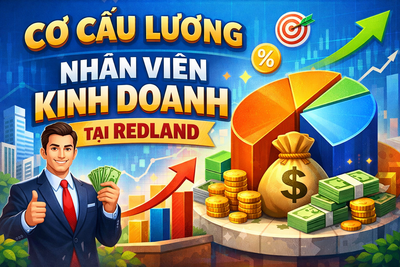 CƠ CẤU LƯƠNG NHÂN VIÊN KINH DOANH TẠI REDLAND