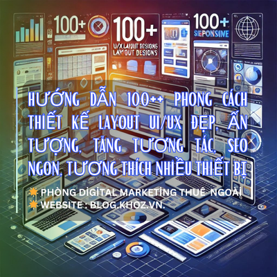 Hướng Dẫn 100++ Phong Cách Thiết Kế Layout UI/UX Đẹp, Ấn Tượng, Tăng Tương Tác, Seo Ngon, Tương Thích Nhiều Thiết Bị.