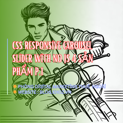 CSS Responsive Carousel Slider With No JS 4 Sản Phẩm P.1