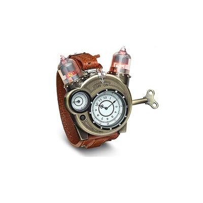 Đồng hồ đeo tay Tesla Analog theo phong cách Steampunk