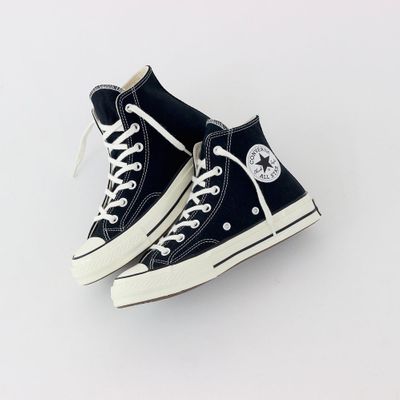 Giày_Converse Cổ Cao &Thấp, Giày CV 1970s Đen Trắng, Bản Chuẩn Mũi Bóng Full Box