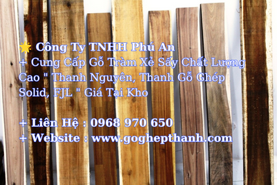 Gỗ Tràm Bình Dương -  Doanh Nghiệp Cung Cấp Gỗ Tràm Xẻ Sấy Chất Lượng Cao " Thanh Nguyên, Thanh Gỗ Ghép Solid, FJL " Giá Tại Kho