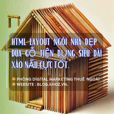 HTML Layout Ngôi Nhà Đẹp : Đũa Gỗ Tiện Dụng Siêu Dài Xào Nấu Cực Tốt.