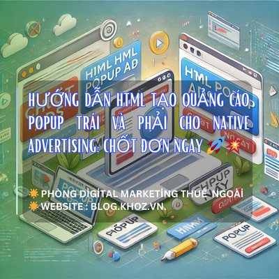 Hướng Dẫn HTML Tạo Quảng Cáo Popup Trái và Phải Cho Native Advertising : Chốt Đơn Ngay 🚀💥