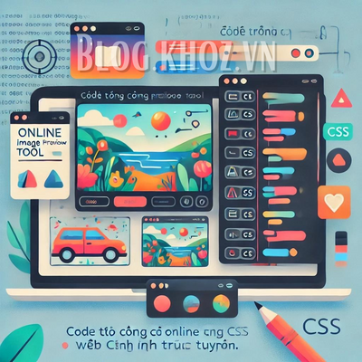 Code Tạo Công Cụ Online " Image Preview Tool " Hỗ Trợ Học Thiết Kế Web CSS Hình Ảnh Trực Tuyến.