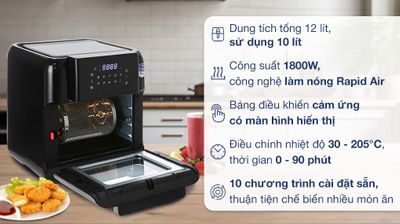 Top 5 thương hiệu nồi chiên không dầu nổi tiếng & đáng mua nhất P.1