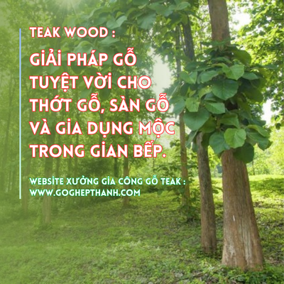 Teak Wood : Giải Pháp Gỗ Tuyệt Vời Cho Thớt Gỗ, Sàn Gỗ Và Gia Dụng Mộc Trong Gian Bếp.