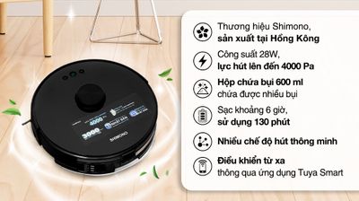 Robot hút bụi lau nhà Shimono XR530