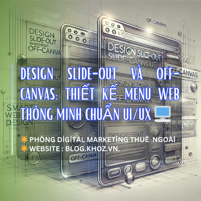 Design Slide-out Và Off-canvas: Thiết Kế Menu Web Thông Minh Chuẩn UI/UX 🖥️