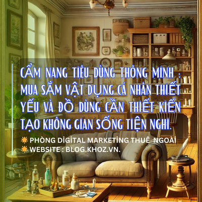 Cẩm Nang Tiêu Dùng Thông Minh : Mua Sắm Vật Dụng Cá Nhân Thiết Yếu Và Đồ Dùng Cần Thiết Kiến Tạo Không Gian Sống Tiện Nghi.