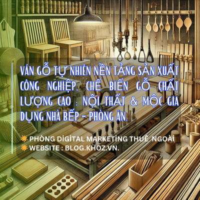 Ván Gỗ Tự Nhiên Nền Tảng Sản Xuất Công Nghiệp, Chế Biến Gỗ Chất Lượng Cao : Nội Thất & Mộc Gia Dụng Nhà Bếp - Phòng Ăn