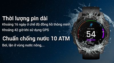 Đồng hồ thông minh Garmin Epix Pro Gen 2 47mm Đen