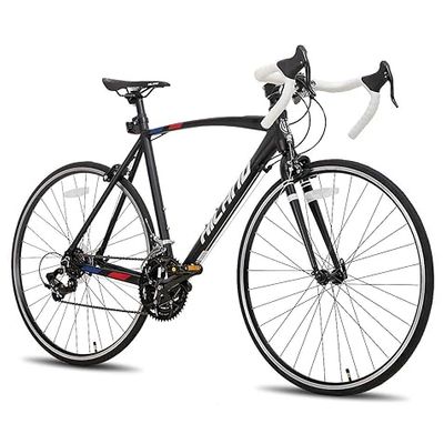Xe đạp đường trường Hiland,Shimano 14 tốc độ, Khung nhôm trọng lượng nhẹ, Xe đạp đua 700C dành cho nam