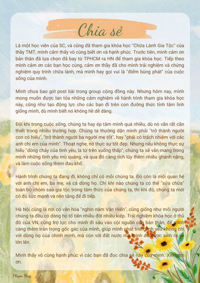 Testimonial image 14/45 – Family Lineage Healing