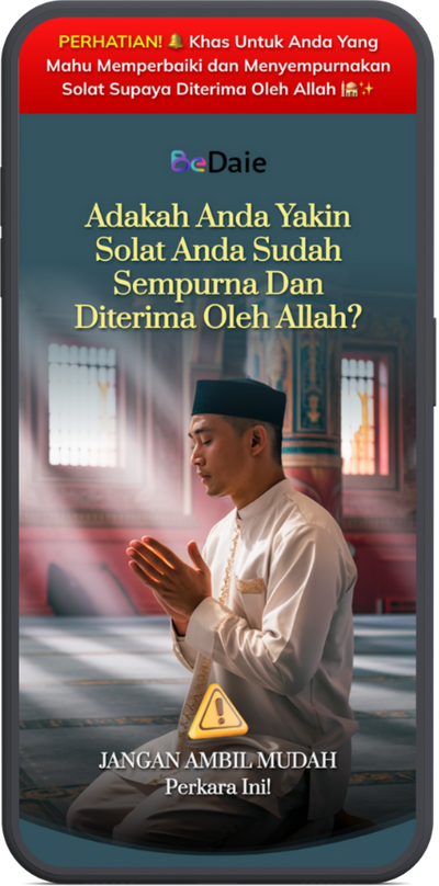Website Kelas Solat BeDaie