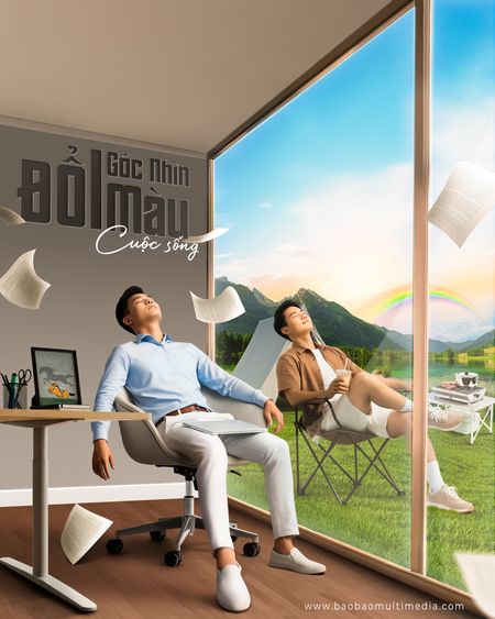 Poster quảng cáo thương hiệu do Bảo Bảo Multimedia thiết kế