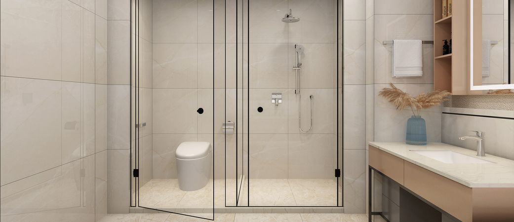 Phòng tắm thanh lịch hiện đại - ảnh 1