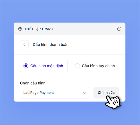 Cấu hình thanh toán cho cửa hàng
