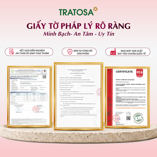 Giấy tờ pháp lý Tratosa
