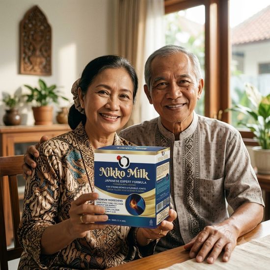 Pasangan lansia dengan Nikko Milk