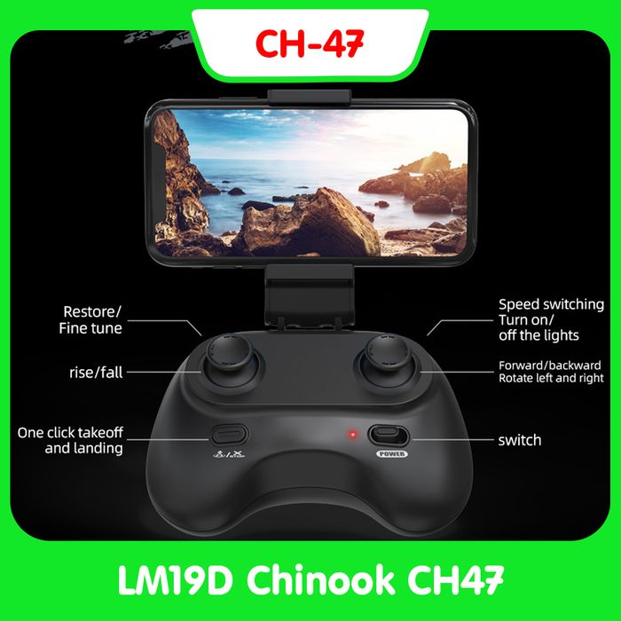 Máy bay trực thăng điều khiển Chinook CH-47 2 camera