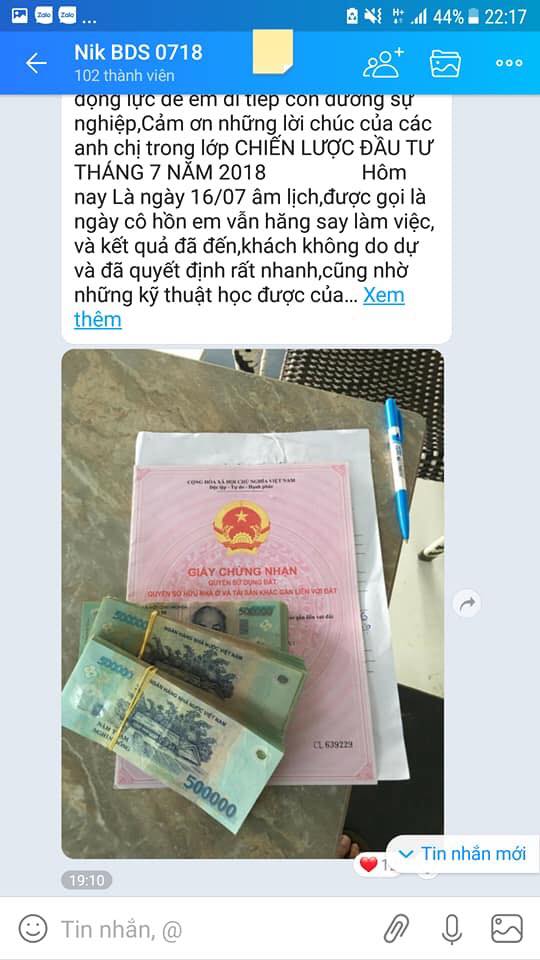 Ảnh chứng thực học viên NIK