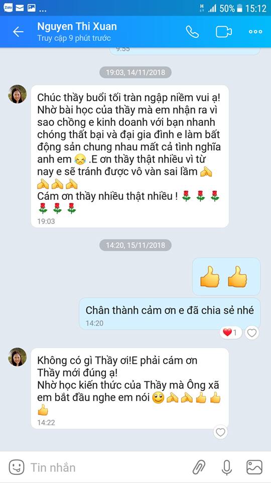 Ảnh chứng thực học viên NIK