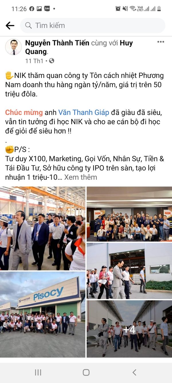 Ảnh chứng thực học viên NIK