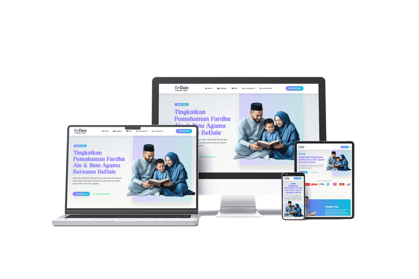 Website BeDaie 1 Rumah 1 Daie