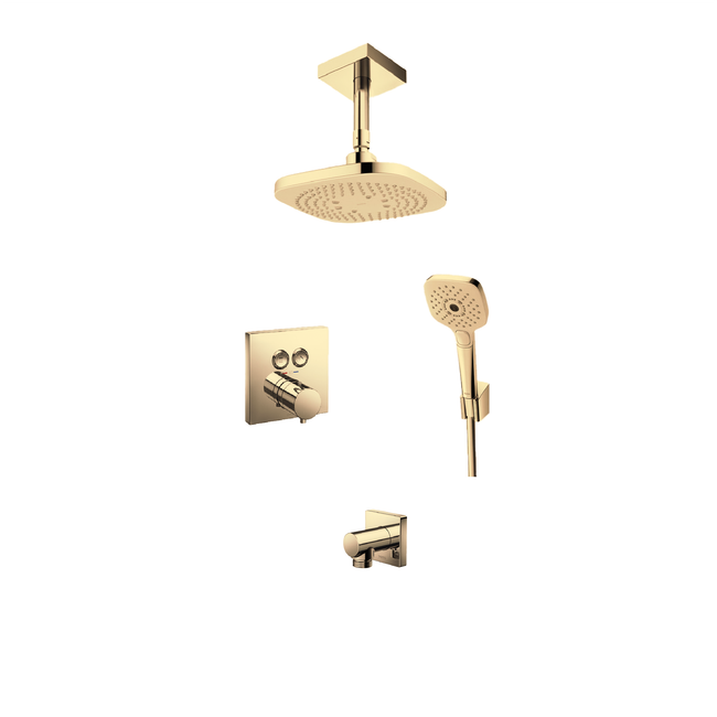 Bộ sen âm tường mạ vàng TOTO TBW02003B1A