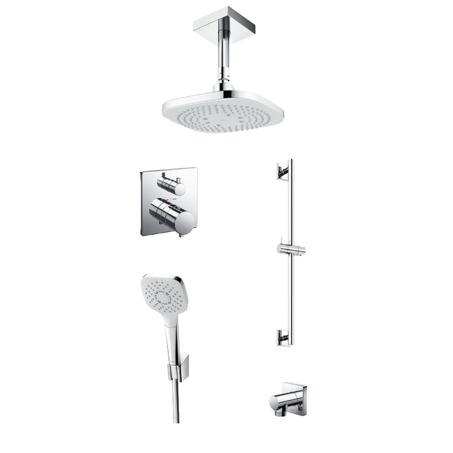 Bộ sen tắm nhiệt độ âm tường TOTO