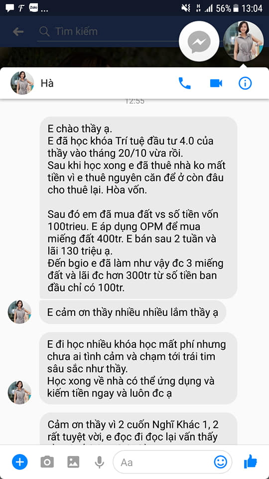 Ảnh chứng thực học viên NIK
