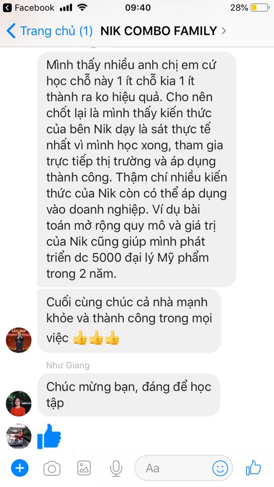 Ảnh chứng thực học viên NIK
