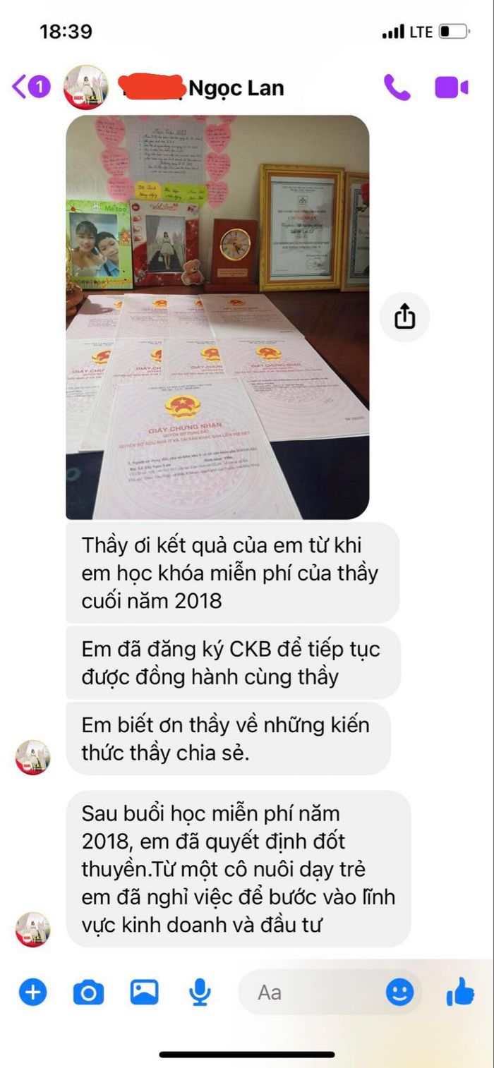 Ảnh chứng thực học viên NIK