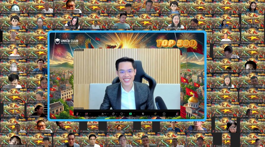 Học viên tham gia lớp đào tạo AI trực tuyến qua Zoom