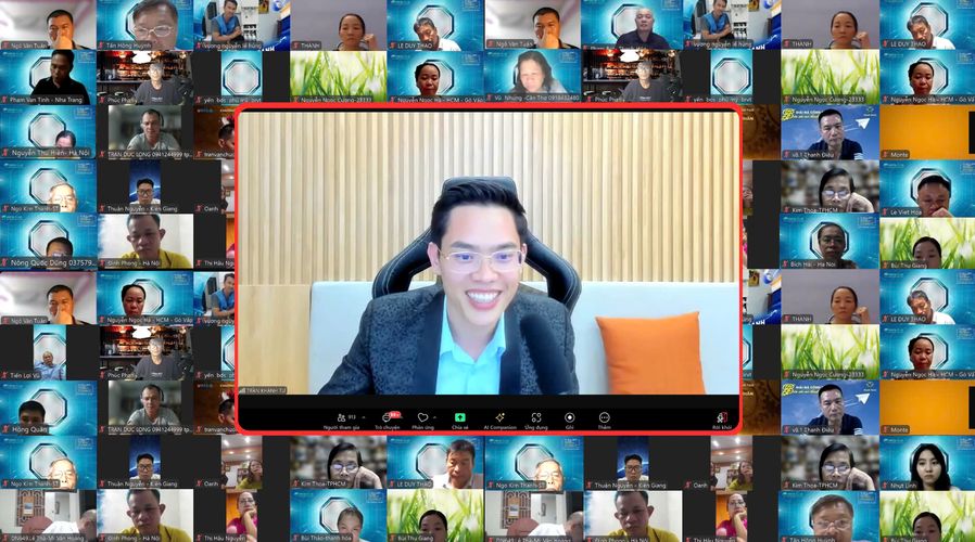 Lớp tập huấn AI trực tuyến qua Zoom của chuyên gia Trần Khánh Tư
