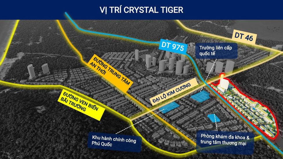 Vị trí tiểu khu Crystal Tiger