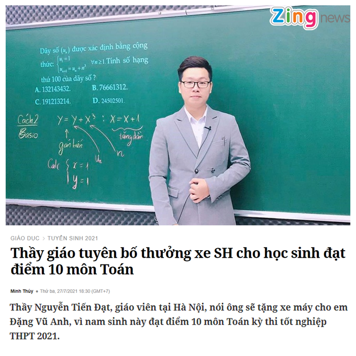 Bài báo về thầy Nguyễn Tiến Đạt, ảnh 8