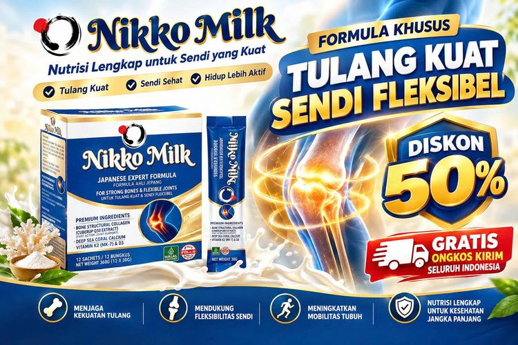Nikko Milk - Tulang kuat, sendi fleksibel